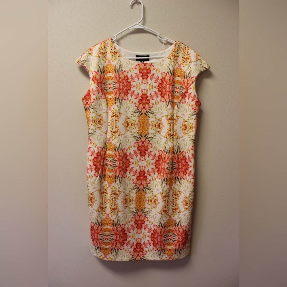 Ronni Nicole Vibrant Floral Midi Dress